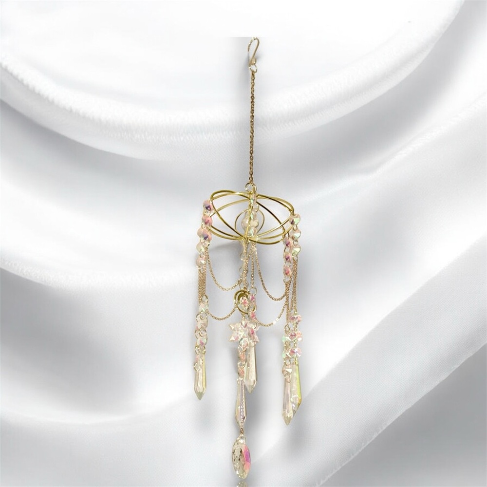Iridescent Crystal Chandelier Suncatcher